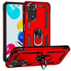 Xiaomi Redmi Note 11 Global Kılıf Vega Tank Sert Yüzüklü Standlı Zırh Koruma Kapak