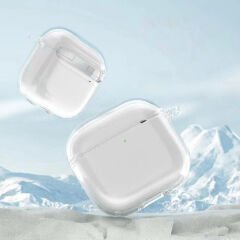 Apple Airpods 4 Kılıf Şeffaf Kristal Silikon Airbag 14 Kılıf