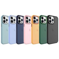 iPhone 14 Pro Kılıf Buzlu Sert PC May Kapak