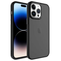 iPhone 14 Pro Kılıf Buzlu Sert PC May Kapak