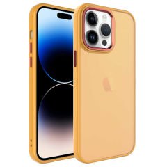 iPhone 14 Pro Kılıf Buzlu Sert PC May Kapak