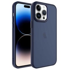 iPhone 14 Pro Kılıf Buzlu Sert PC May Kapak