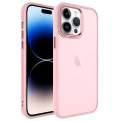 iPhone 14 Pro Kılıf Buzlu Sert PC May Kapak