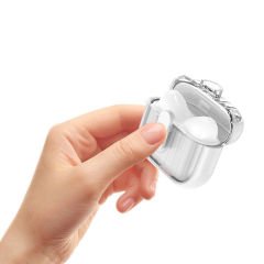 Airpods 4 Kılıf Kenarları Renkli Şeffaf Dilimli Silikon Airbag 40 Kılıf