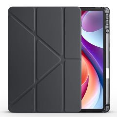 Lenovo M11 TB-330FU Kılıf Tri Folding Kalem Bölmeli Standlı Kılıf