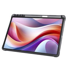 Lenovo M11 TB-330FU Kılıf Tri Folding Kalem Bölmeli Standlı Kılıf