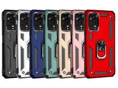 Xiaomi Redmi Note 11 Pro 5G Kılıf Vega Tank Sert Yüzüklü Standlı Zırh Koruma Kapak