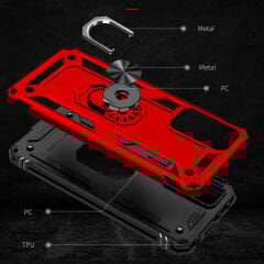 Xiaomi Redmi Note 11 Pro 5G Kılıf Vega Tank Sert Yüzüklü Standlı Zırh Koruma Kapak