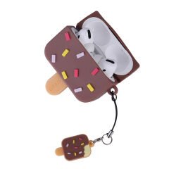 Airpods Pro 2 TPU Kabartma Figürlü İpli Airbag 37 Silikon Kılıf