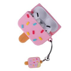 Airpods Pro 2 TPU Kabartma Figürlü İpli Airbag 37 Silikon Kılıf NO23