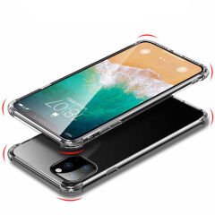 iPhone 11 Pro Kılıf Kılıf Nitro Anti Shock Darbe Emici Köşe Korumalı Şeffaf Silikon Kapak