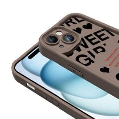 iPhone 13 Kılıf Kamera Korumalı Baskılı Arka Yüzey Klas Kapak