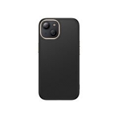 iPhone 13 Kılıf Kablosuz Şarj Özellikli Karbon Fiber Görünümlü Zore Antina Kapak