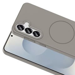 Samsung Galaxy S25 Plus Kılıf Kablosuz Şarj Özellikli Ruby Silikon Kapak