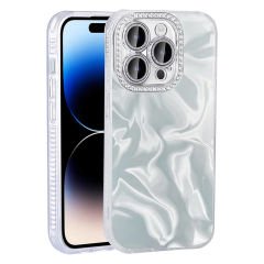 iPhone 15 Pro Max Kılıf Airbagli Parlak Taş Detay Tasarımlı Zore Esila Kapak