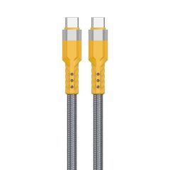 Type-C To Type-C Type C 120W Watt 6 A Süper Hızlı Şarj Data Kablosu 1 Metre