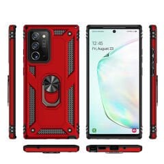 Samsung Galaxy Note 20 Ultra Kılıf Vega Tank Sert Yüzüklü Standlı Zırh Koruma Kapak