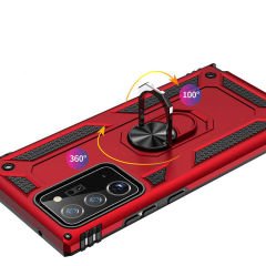 Samsung Galaxy Note 20 Ultra Kılıf Vega Tank Sert Yüzüklü Standlı Zırh Koruma Kapak
