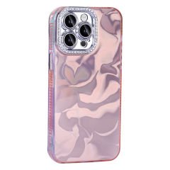 iPhone 15 Pro Kılıf Airbagli Parlak Taş Detay Tasarımlı Esila Kapak