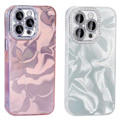 iPhone 15 Pro Kılıf Airbagli Parlak Taş Detay Tasarımlı Esila Kapak