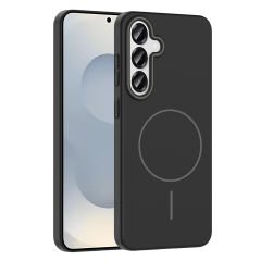 Samsung Galaxy S25 Kılıf Kablosuz Şarj Özellikli Ruby Silikon Kapak