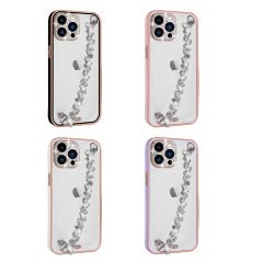 iPhone 12 Pro Kılıf Taş Süslemeli Kamera Korumalı El Tutamaçlı  Blazer Kapak