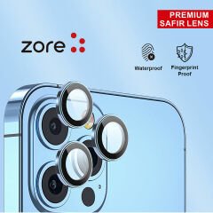 iPhone 15 Pro CL-12 Premium Safir Kamera Lens Koruyucu