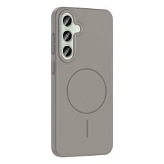 Samsung Galaxy S24 Plus Kılıf Kablosuz Şarj Özellikli Ruby Silikon Kapak