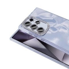 Samsung Galaxy S24 Ultra Kılıf Airbagli Parlak Taş Detay Tasarımlı Esila Kapak