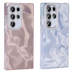 Samsung Galaxy S24 Ultra Kılıf Airbagli Parlak Taş Detay Tasarımlı Esila Kapak