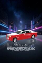 Bluetooth Hoparlör Rolls-Royce Görünümlü Araba Led Ekranlı 15W TWS FM USB Speaker D82