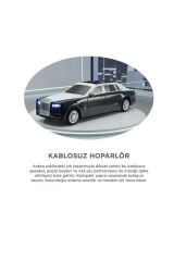 Bluetooth Hoparlör Rolls-Royce Görünümlü Araba Led Ekranlı 15W TWS FM USB Speaker D82