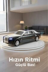 Bluetooth Hoparlör Rolls-Royce Görünümlü Araba Led Ekranlı 15W TWS FM USB Speaker D82