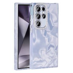 Samsung Galaxy S23 Ultra Kılıf Airbagli Parlak Taş Detay Tasarımlı Esila Kapak