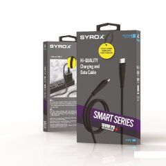 Syrox C140TT 100W Type-C To Type-C Ultra Hızlı Şarj & Data Kablosu