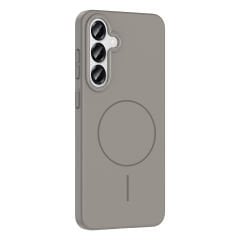 Samsung Galaxy S24 Kılıf Kablosuz Şarj Özellikli Ruby Silikon Kapak