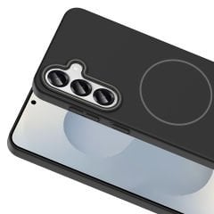 Samsung Galaxy S24 Kılıf Kablosuz Şarj Özellikli Ruby Silikon Kapak