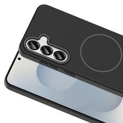 Samsung Galaxy S24 Kılıf Kablosuz Şarj Özellikli Ruby Silikon Kapak