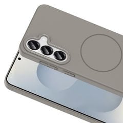 Samsung Galaxy S24 Kılıf Kablosuz Şarj Özellikli Ruby Silikon Kapak