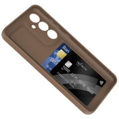 Samsung Galaxy S24 FE Kılıf Kamera Korumalı Kartlık Hazneli Vitra Kapak