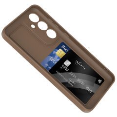 Samsung Galaxy S24 FE Kılıf Kamera Korumalı Kartlık Hazneli Vitra Kapak