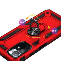 Xiaomi Redmi Note 11T 5G Kılıf Vega Tank Sert Yüzüklü Standlı Zırh Koruma Kapak