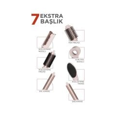 7 In 1 Hava Üflemeli Saç Şekillendirici Airwrap Compact Saç Kurutma Fön Makinesi