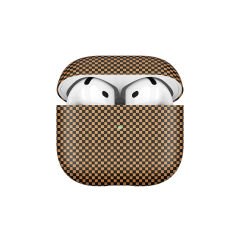 Airpods 4 Airbag 43 600D Karbon Fiber Kulaklık Kılıfı Siyah