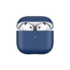 Airpods 4 Airbag 43 600D Karbon Fiber Kulaklık Kılıfı Siyah