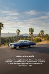 Bluetooth Hoparlör Cadillac 1969 Görünümlü Retro  Klasik Araba Tasarımlı 10W FM USB TWS Speaker D83