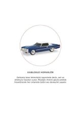 Bluetooth Hoparlör Cadillac 1969 Görünümlü Retro  Klasik Araba Tasarımlı 10W FM USB TWS Speaker D83