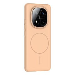 Xiaomi Redmi Note 14 Pro Plus Kılıf Kablosuz Şarj Özellikli Ruby Silikon Kapak
