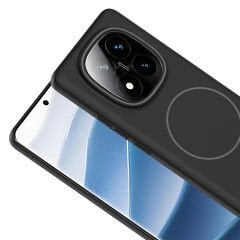 Xiaomi Redmi Note 14 Pro Plus Kılıf Kablosuz Şarj Özellikli Ruby Silikon Kapak