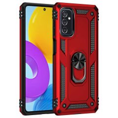 Samsung Galaxy M52 Kılıf Vega Tank Sert Yüzüklü Standlı Zırh Koruma Kapak